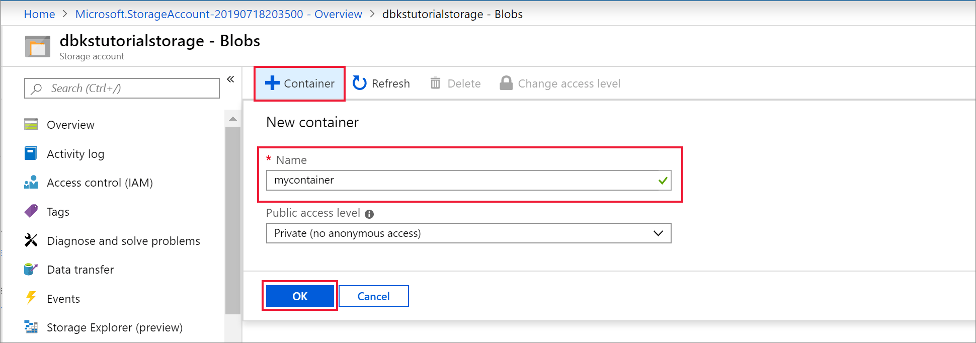 Tutorial Access blob storage using key vault using Azure Databricks Tutorial Access blob storage using key vault using Azure Databricks