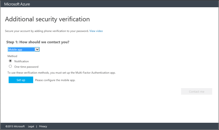 Set up twostep verification Azure Active Directory Microsoft Docs