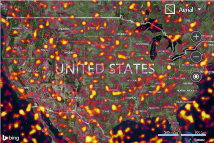 Customized Heat Map Example Bing Maps Microsoft Docs Customized Heat Map Example Bing Maps Microsoft Docs