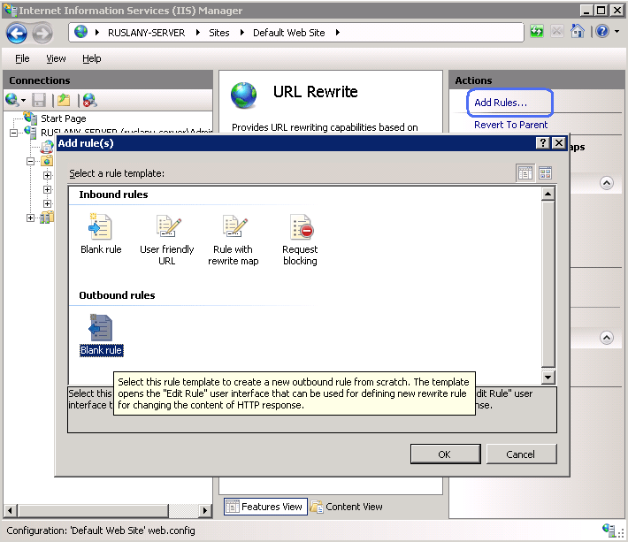 Reverse Proxy with URL Rewrite v2 and Application Request Routing