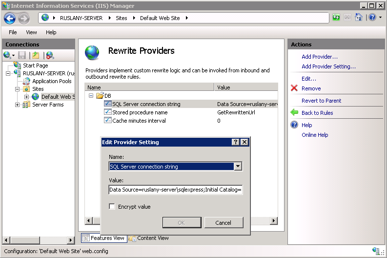 Using Custom Rewrite Providers with URL Rewrite Module Microsoft Docs