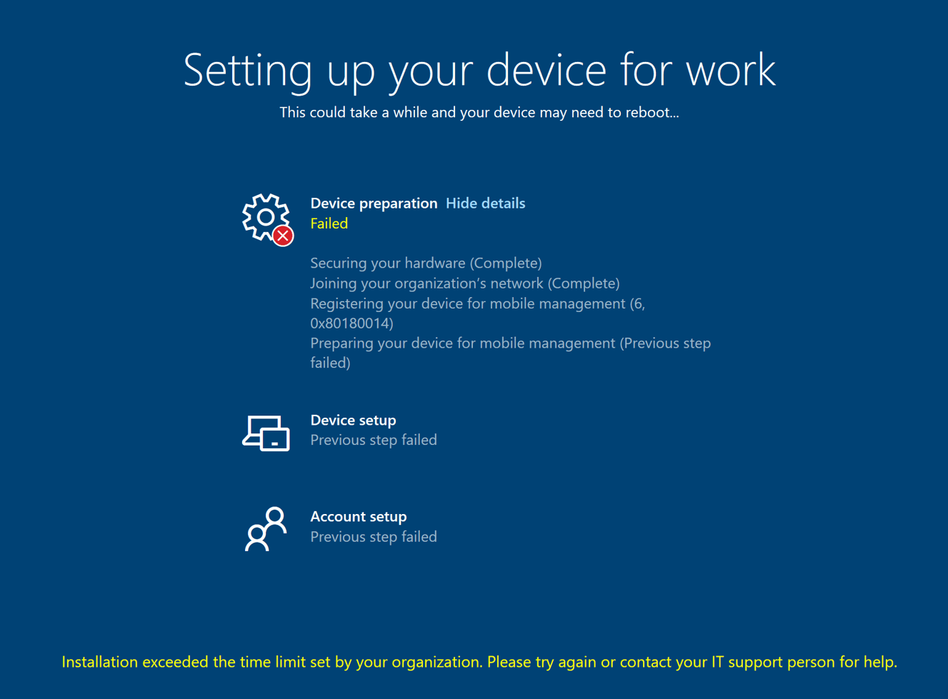 Troubleshoot Autopilot device import and enrollment Microsoft Docs