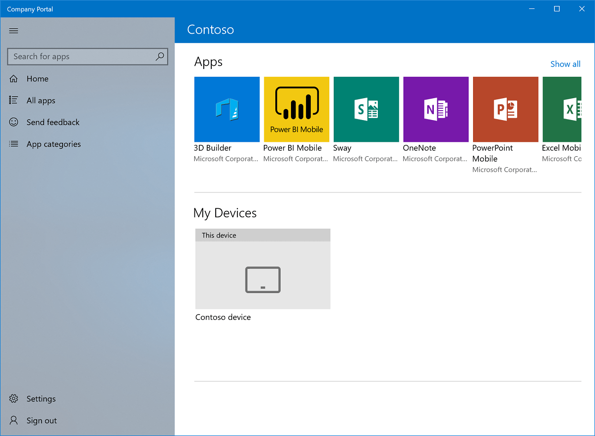 intune company portal apple app store