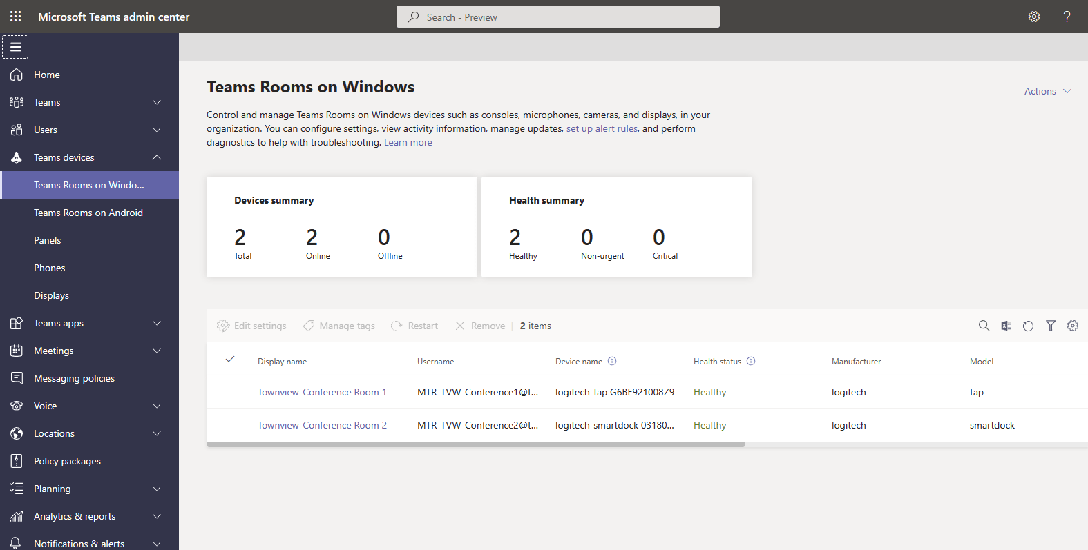 Manage Microsoft Teams Rooms Microsoft Teams Microsoft Docs