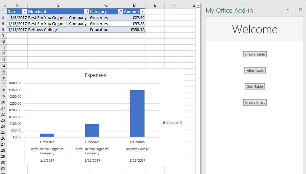Microsoft excel add ins from microsoft operfmap