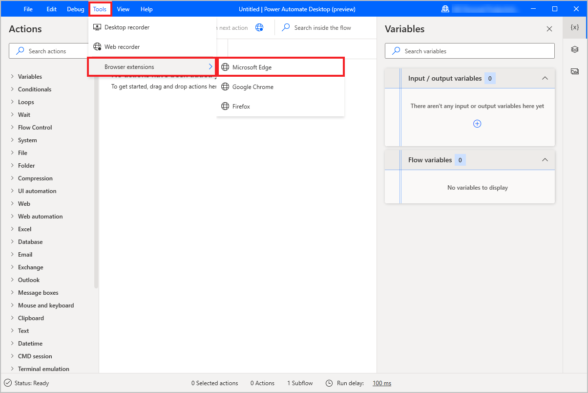 Power automate desktop web browser instance grossnode