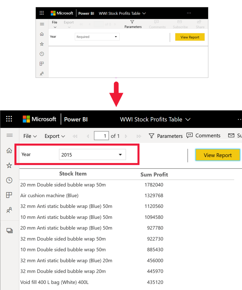 Paginated reports in the Power BI service Power BI Microsoft Docs