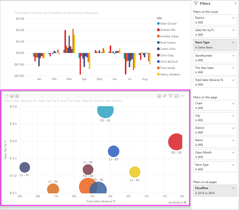 Filters And Highlighting In Power Bi Reports Power Bi Microsoft Docs 0