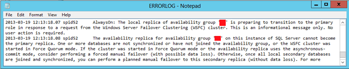 Troubleshooting automatic failover problems SQL Server Microsoft Docs