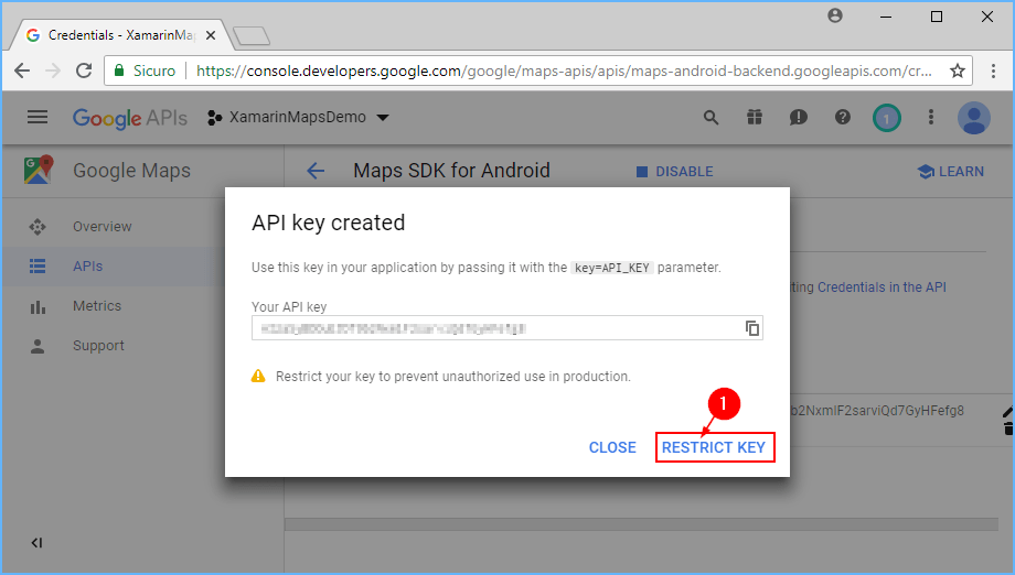 Generate Google Map Api Key multiever