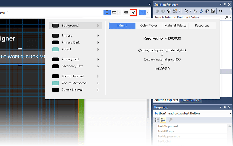 Material Design Features Xamarin Microsoft Docs