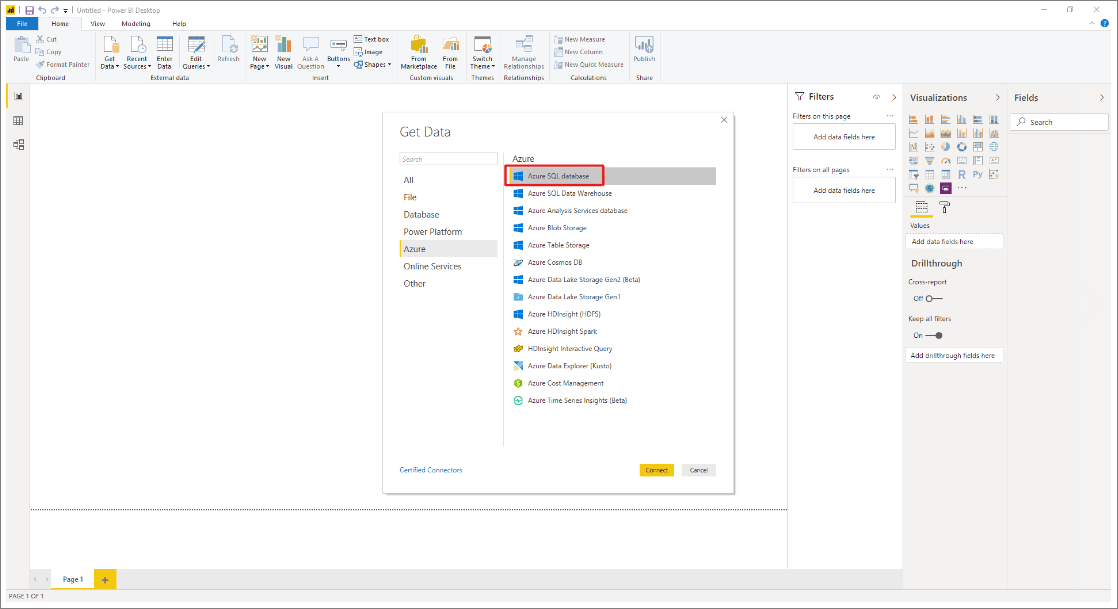 チュートリアルサーバーレス SQL プールを Power BI Desktop に接続してレポートを作成する