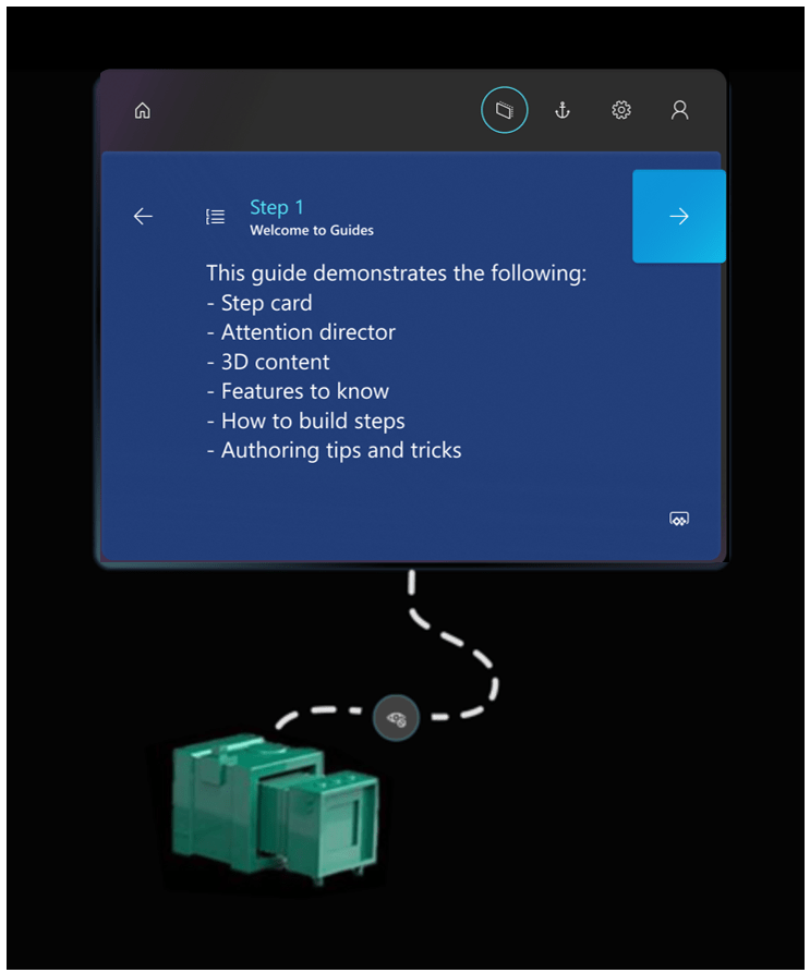 Dynamics 365 Guides HoloLens アプリでホログラムを配置する Dynamics 365
