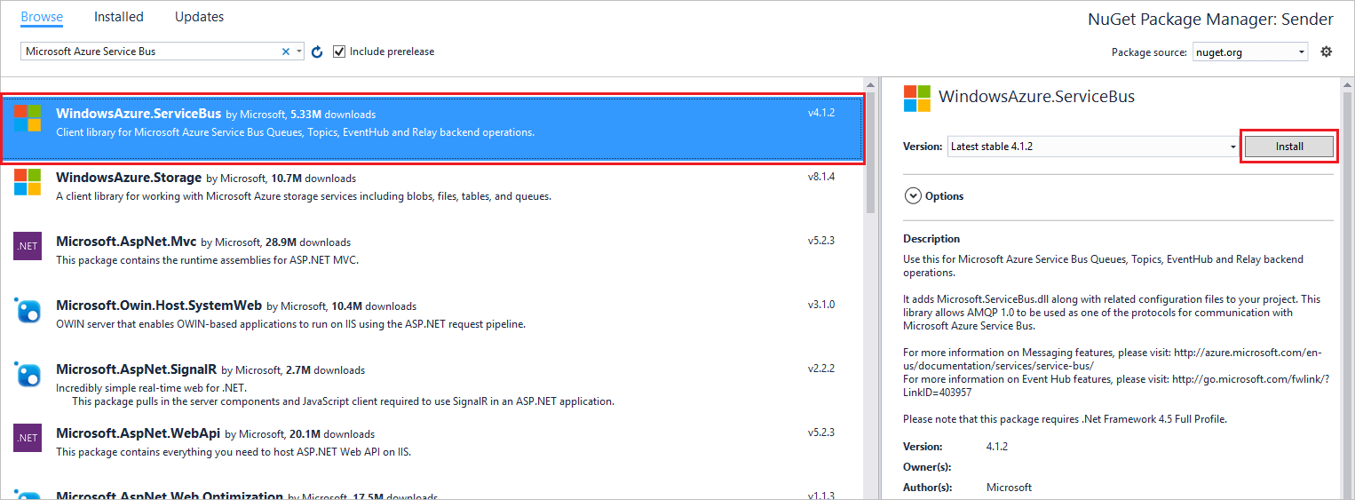 Azure Event Hubs gebeurtenissen verzenden/ontvangen met