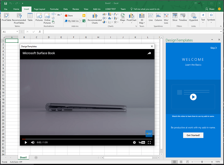 Use The Office Dialog Box To Play A Video Office Add Ins Microsoft Docs