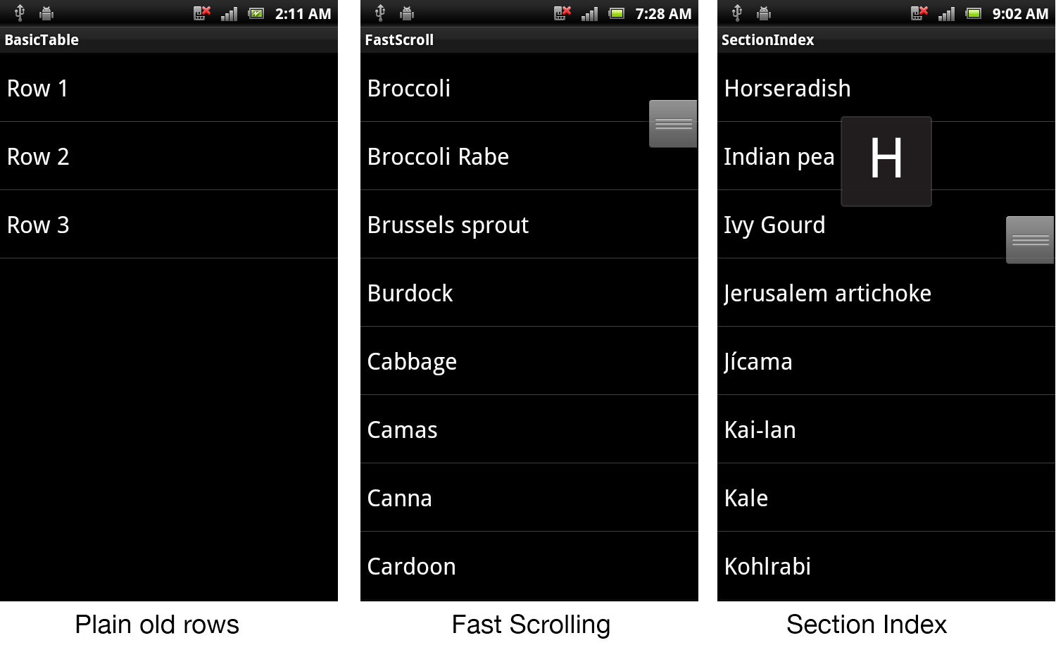 ListView Parts and Functionality Xamarin Microsoft Docs