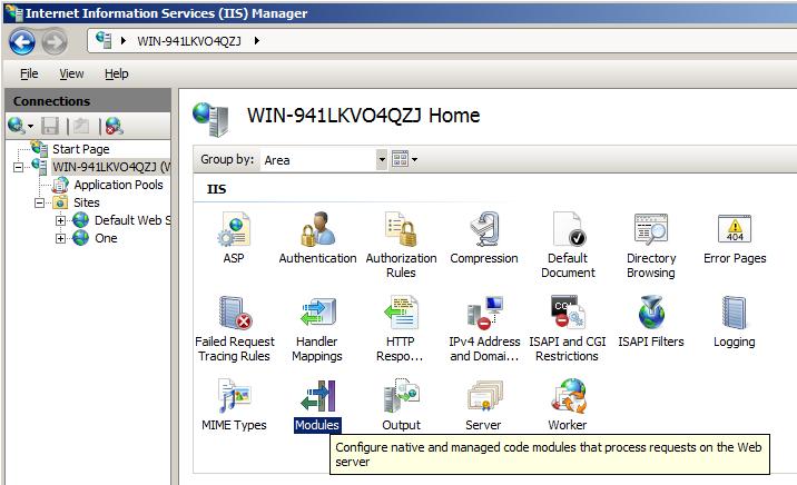 IIS Modules Overview Microsoft Docs