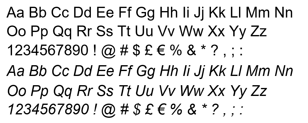 Arial font family Typography Microsoft Docs