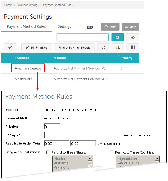 Reference Guide Payment Payment Method Rules
