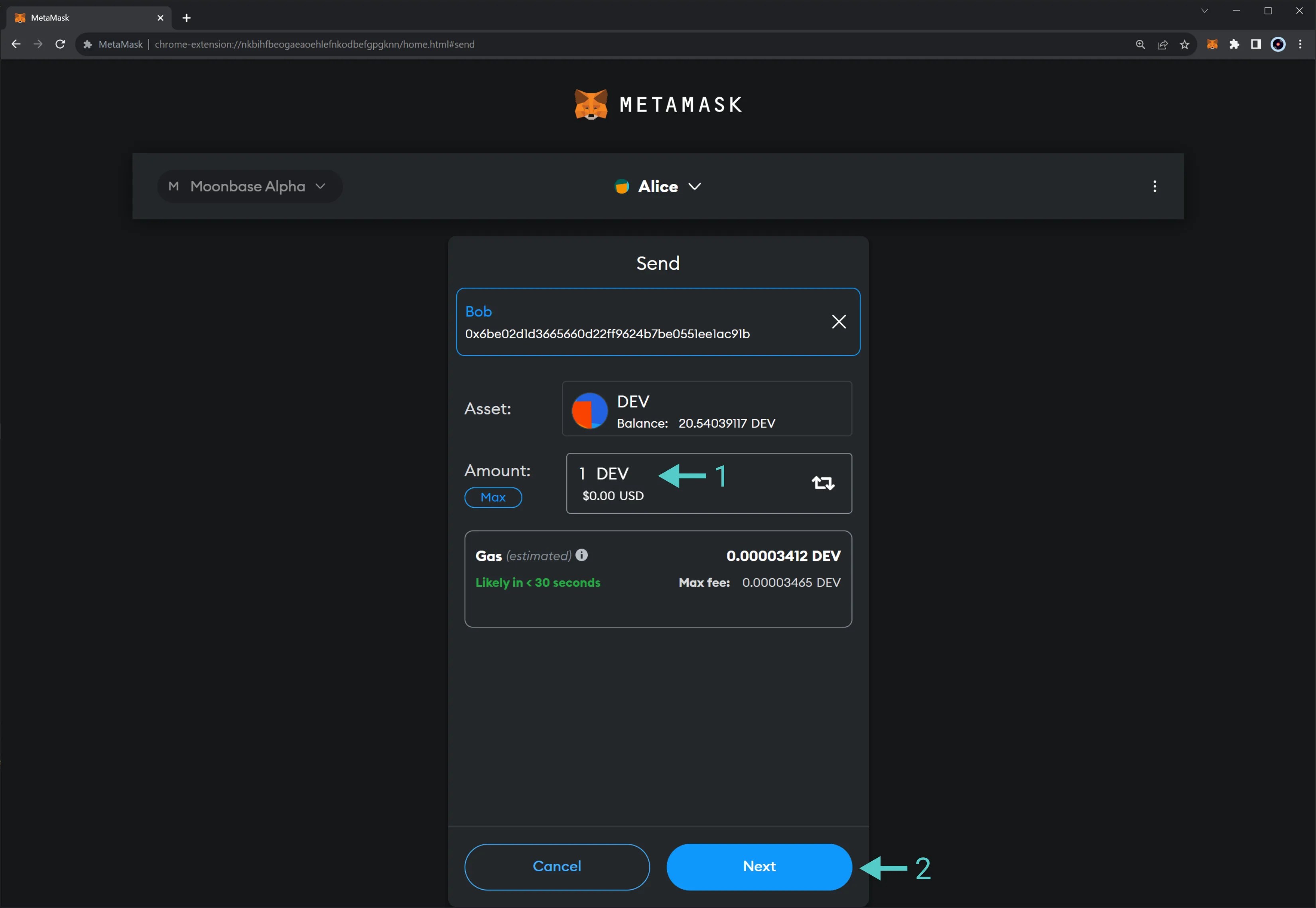 How to Connect MetaMask Moonbeam Docs