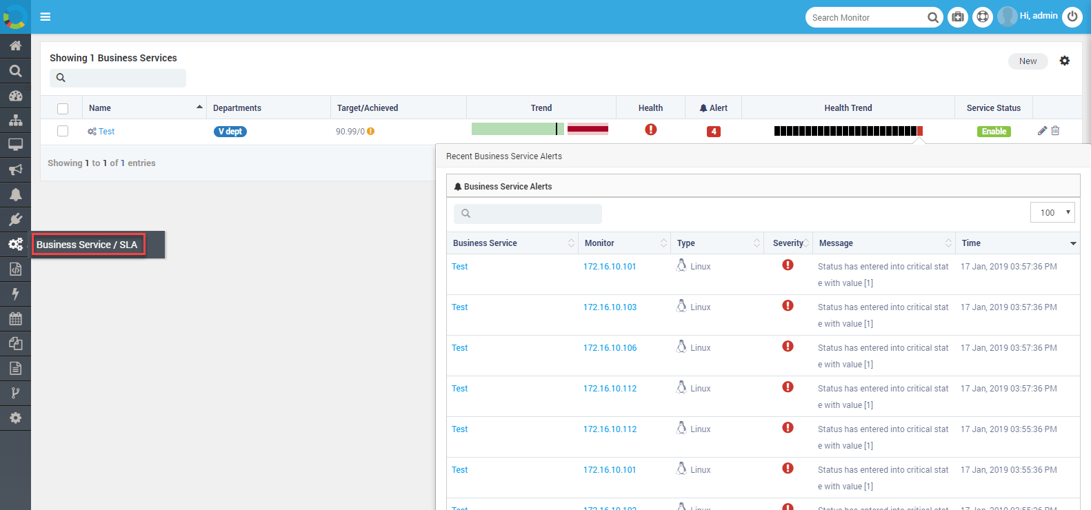 Business Service — Knowledge Base 2019 documentation