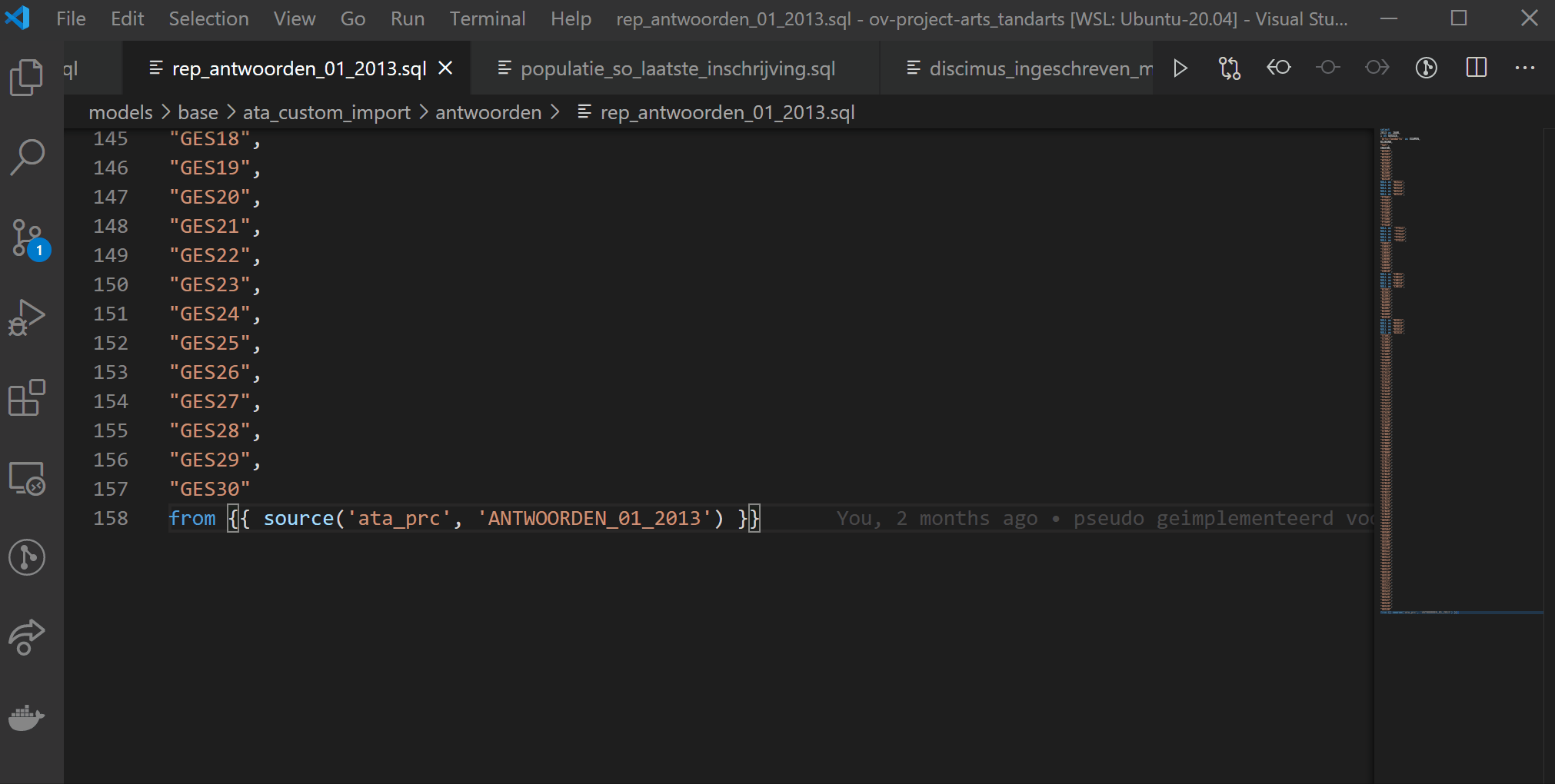 and go to definition dbt Power User