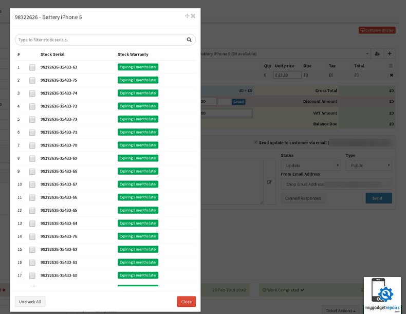 How to serialize my inventory? MGR Knowledge Base