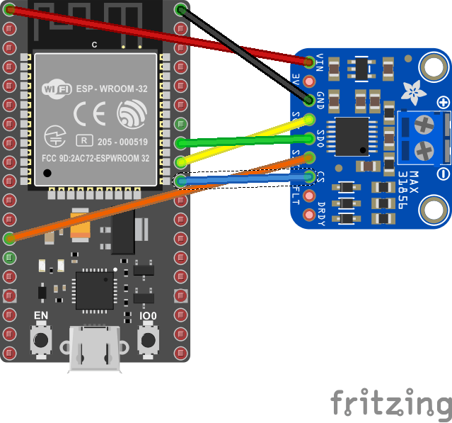 Max31856 coldjunction compensated thermocouple to digital converter