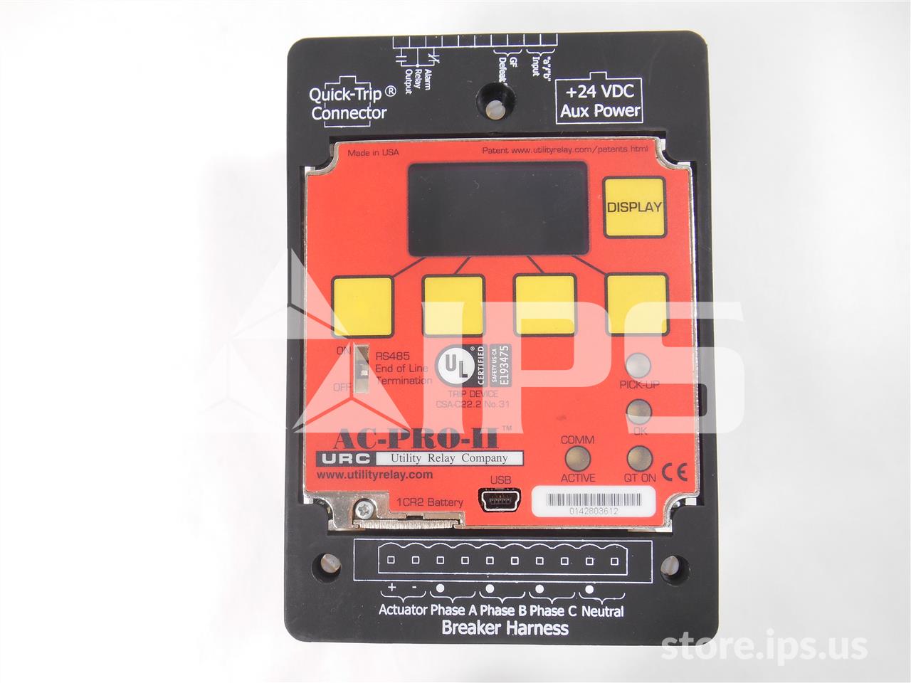 Utility Relay ACPROII URC SOLID STATE PROGRAMMER LSIG QUICK TRIP