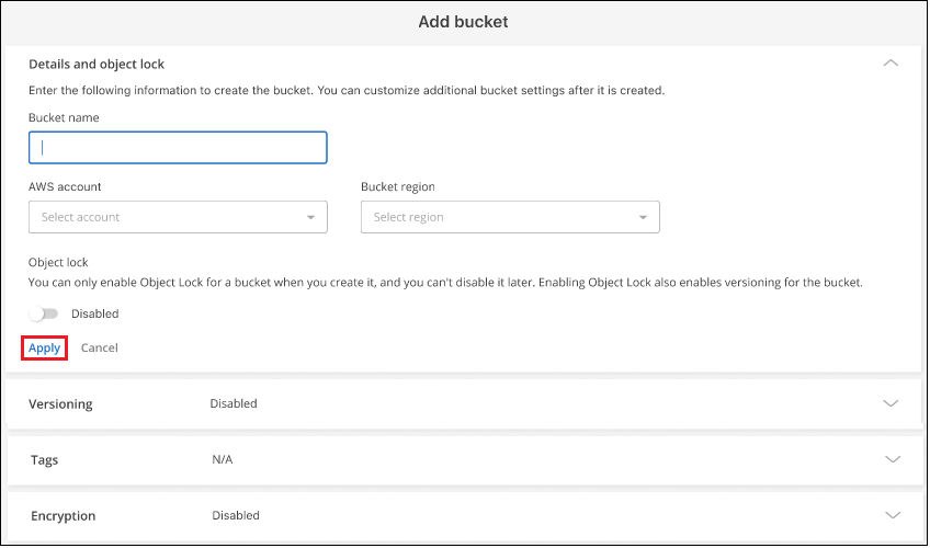 Add S3 buckets NetApp Documentation