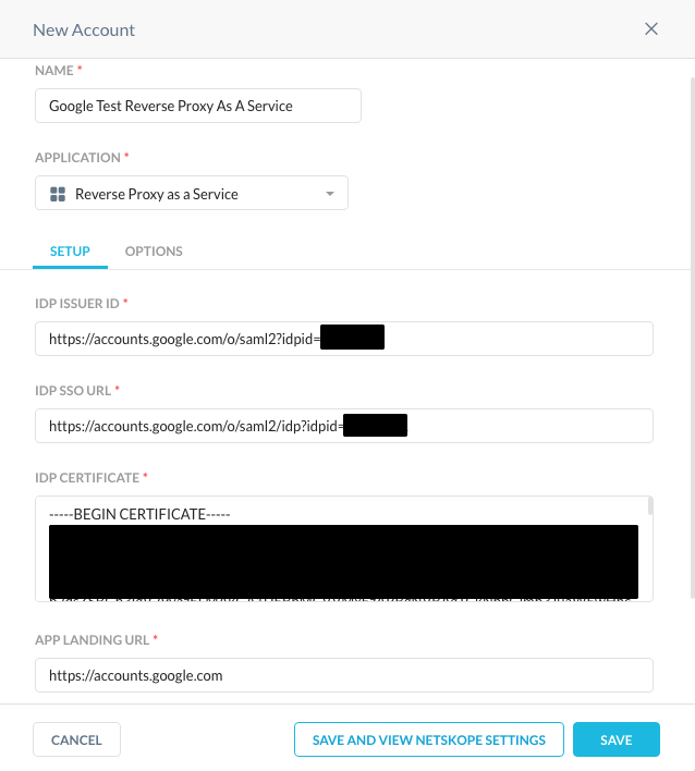 Create a RaaS Account in Netskope Netskope Knowledge Portal