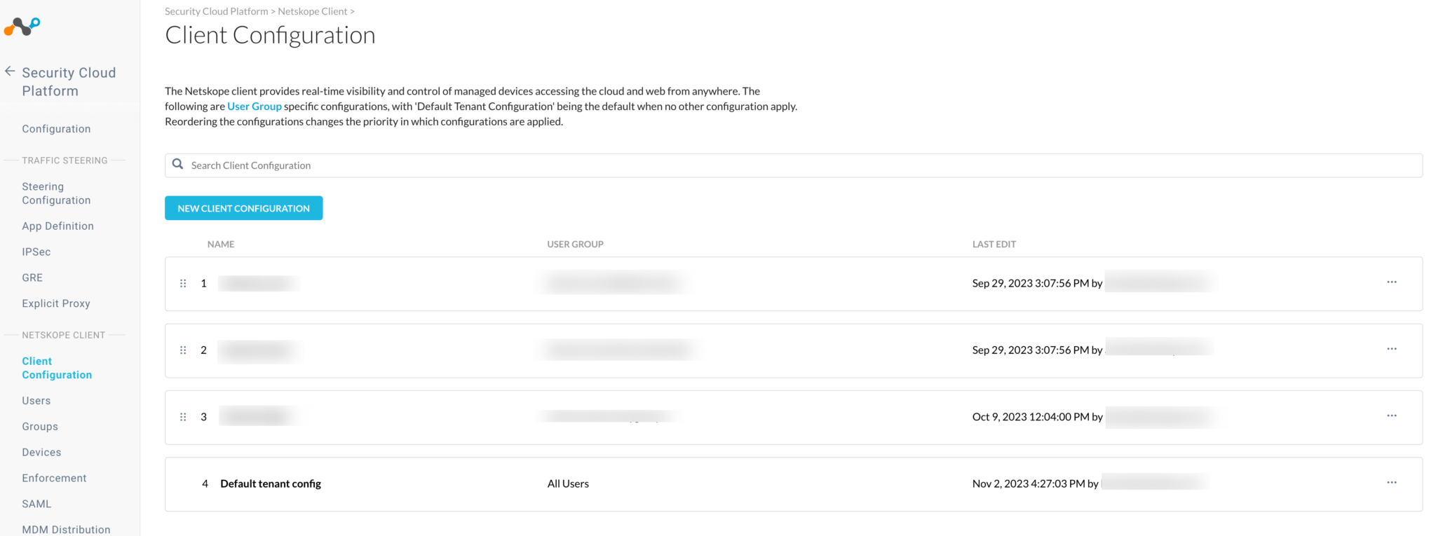Netskope Client Configuration Netskope Knowledge Portal