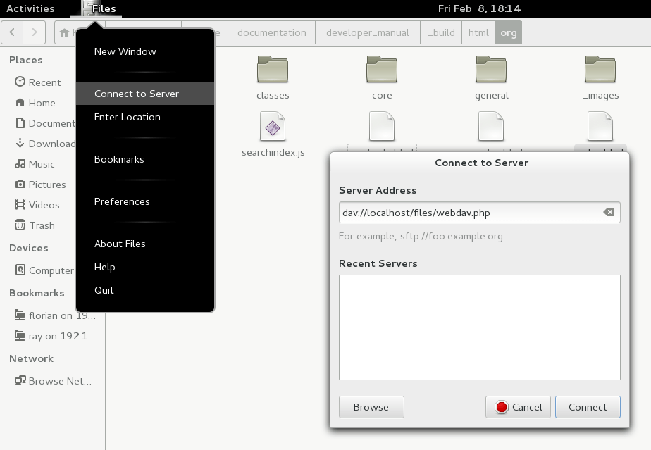 How To Restore Linux Webdav File System? Cache Authority