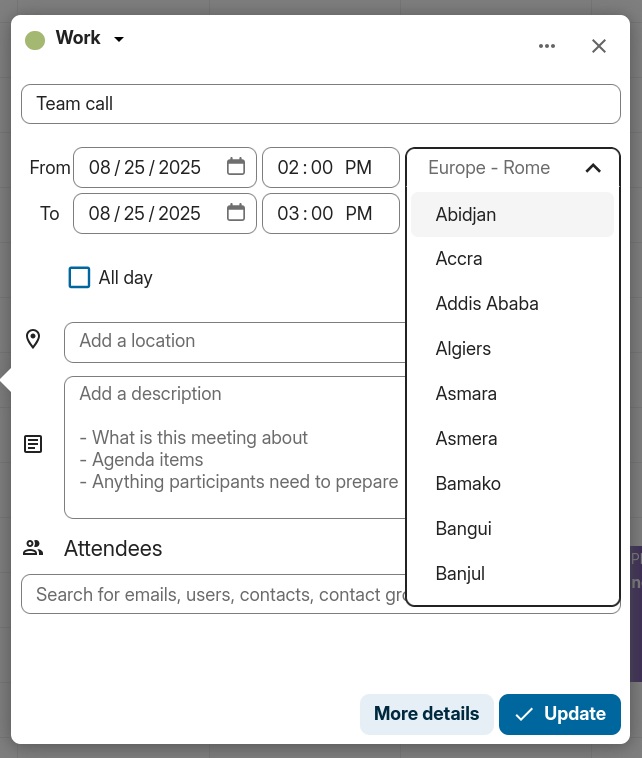 Using the Calendar app — Nextcloud latest User Manual latest documentation