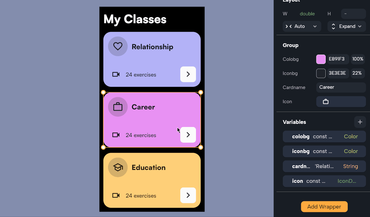 Columns and Rows Nowa Documentation