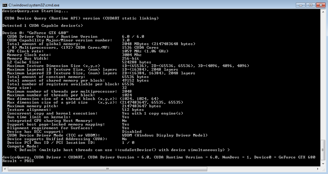 CUDA Installation Guide for Microsoft Windows