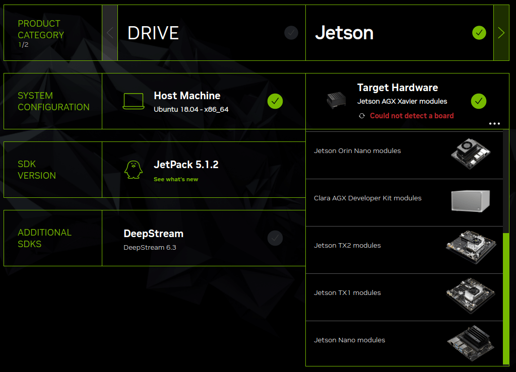 Install Jetson Software with SDK Manager — SDK Manager 2.1.0 documentation