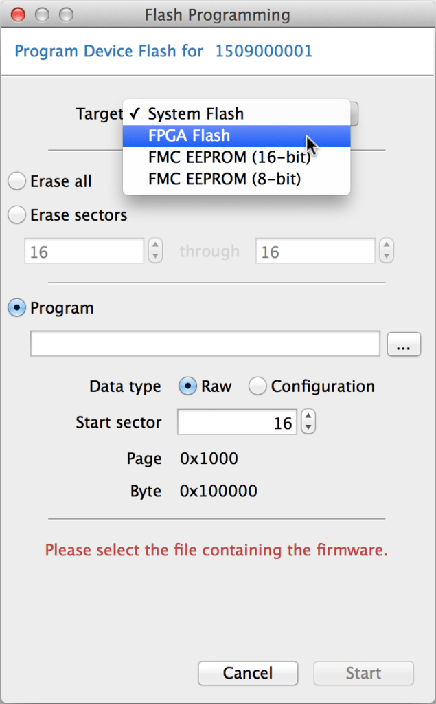 Flash Programming Tool Opal Kelly Documentation Portal