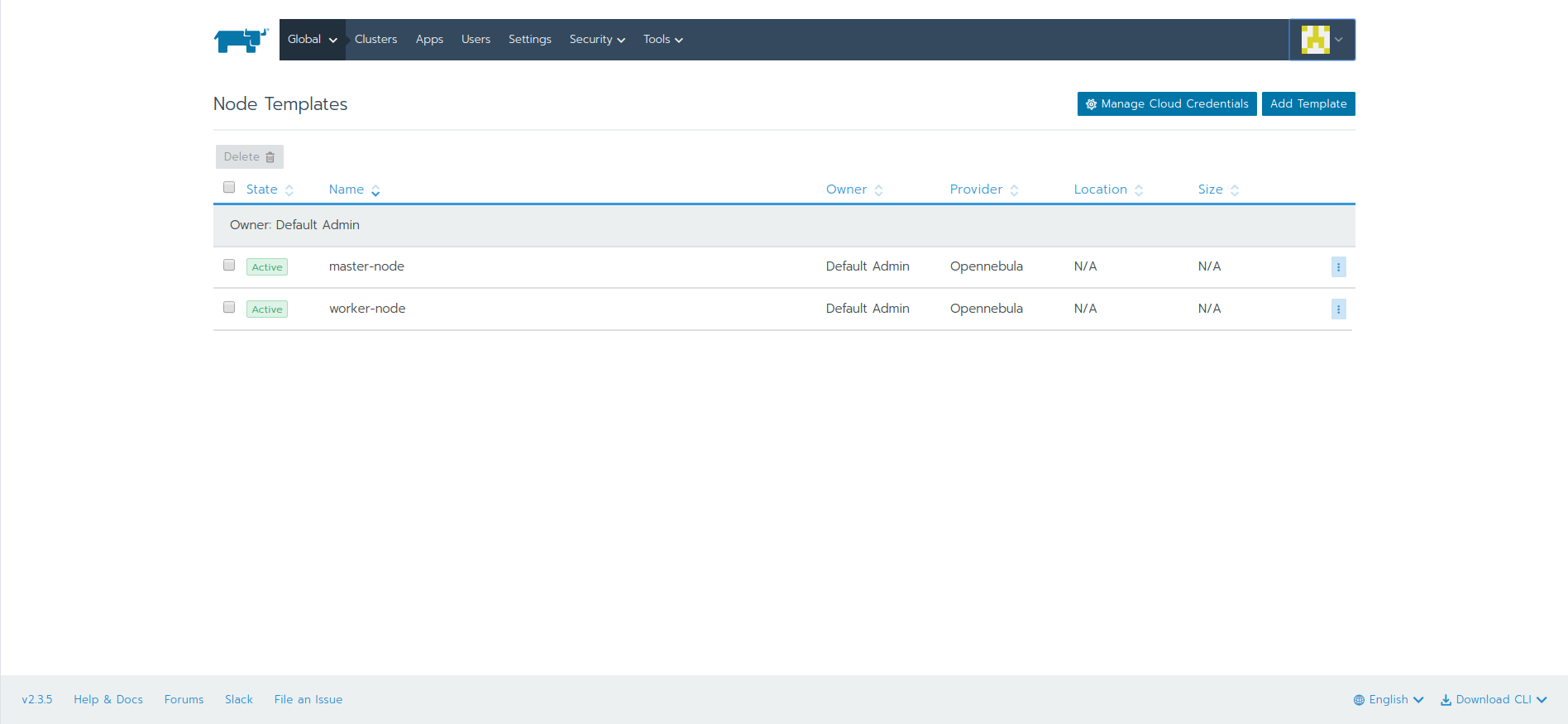 Rancher Integration — OpenNebula 6.8.3 documentation