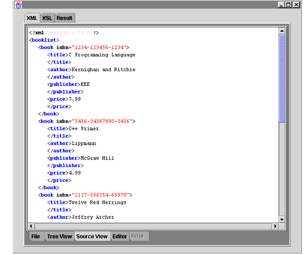 Using XML Transviewer Beans