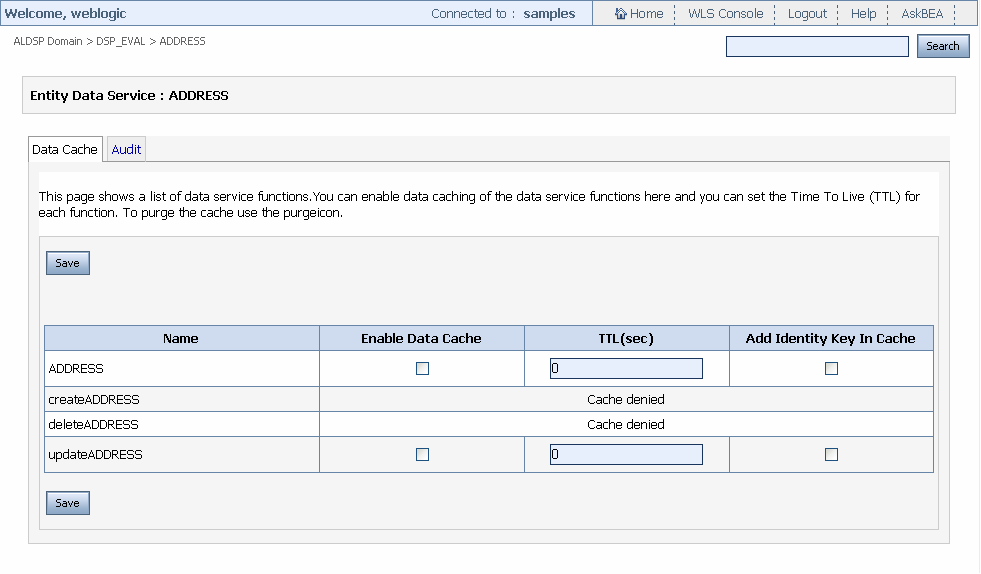 Configuring Query Results Cache