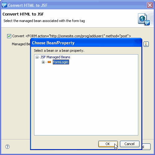 Converting HTML Files to JSP / JSF / Struts