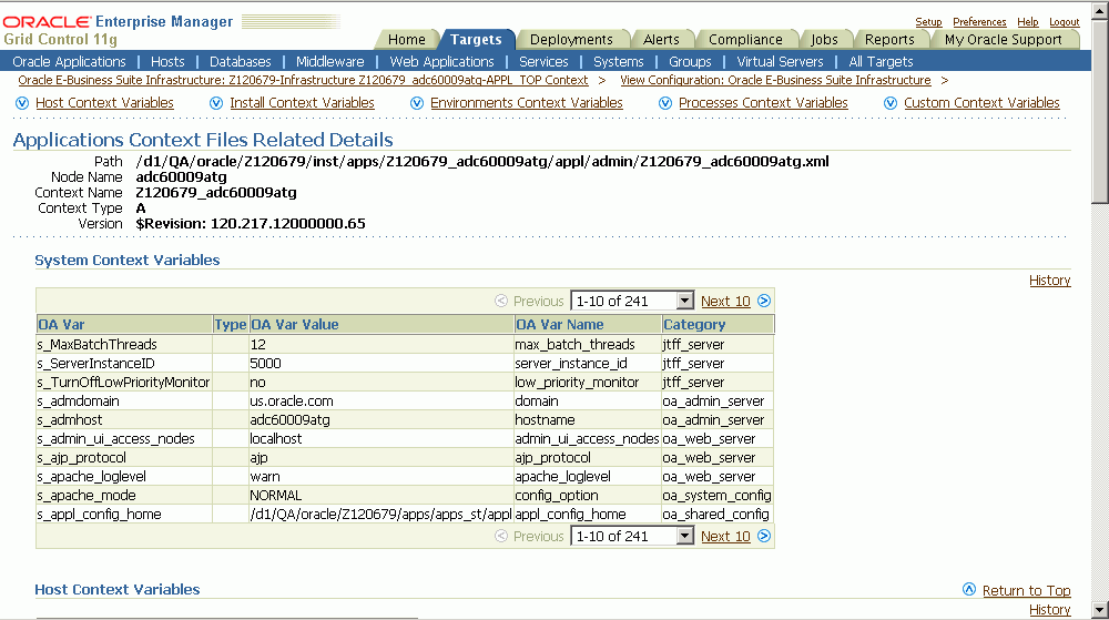 Oracle Application Management Pack for Oracle EBusiness