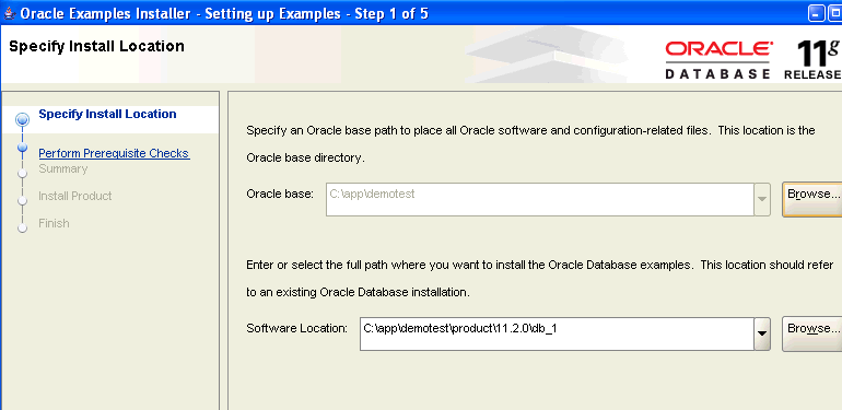 Installing the Oracle Database Software