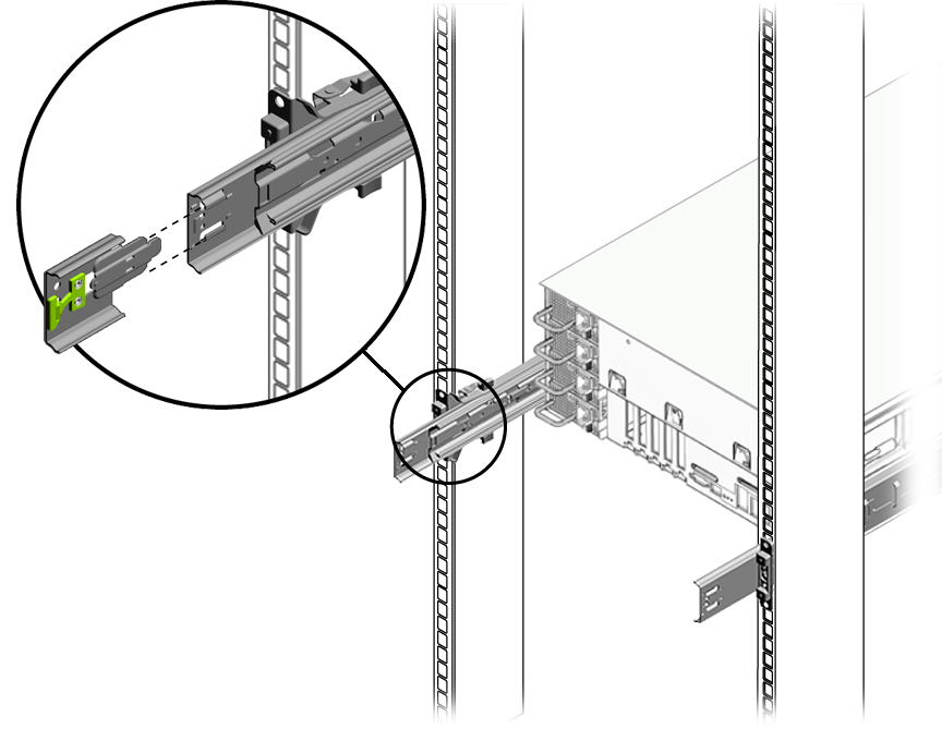 How to Attach the Cable Management Arm (CMA) Sun Fire X4640 Server