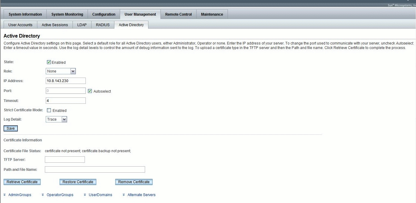 Manage User Accounts