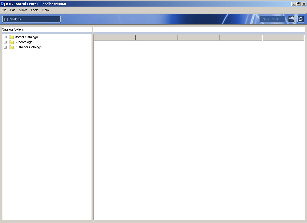 Oracle ATG  Commerce Viewing Catalogs as a Hierarchy