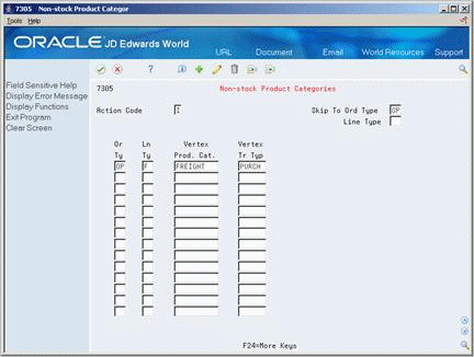 Vertex Tax System