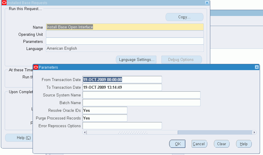Oracle Installed Base User's Guide
