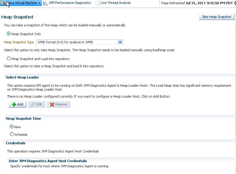 Using JVM Diagnostics 12c Release 1 (12.1.0.2)
